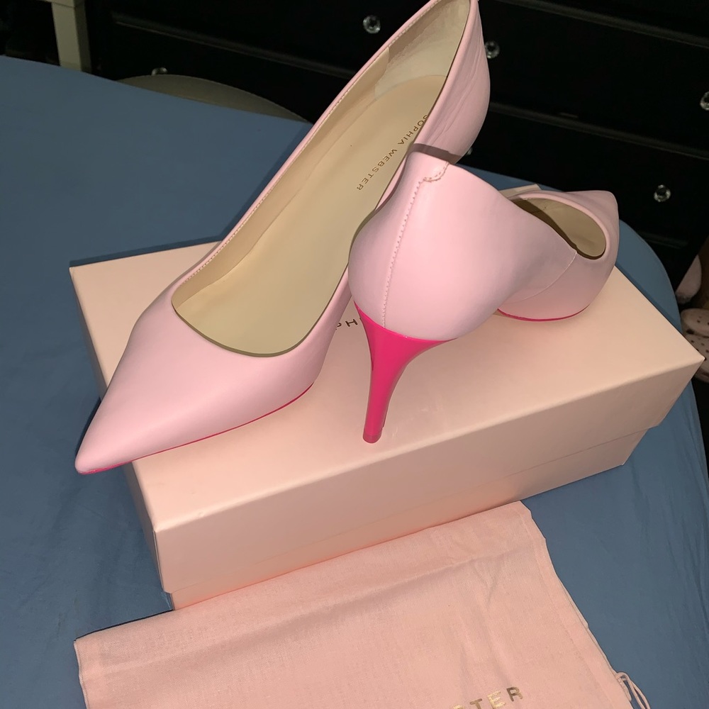 Sophia Webster Rio pump and baby pink & Magenta